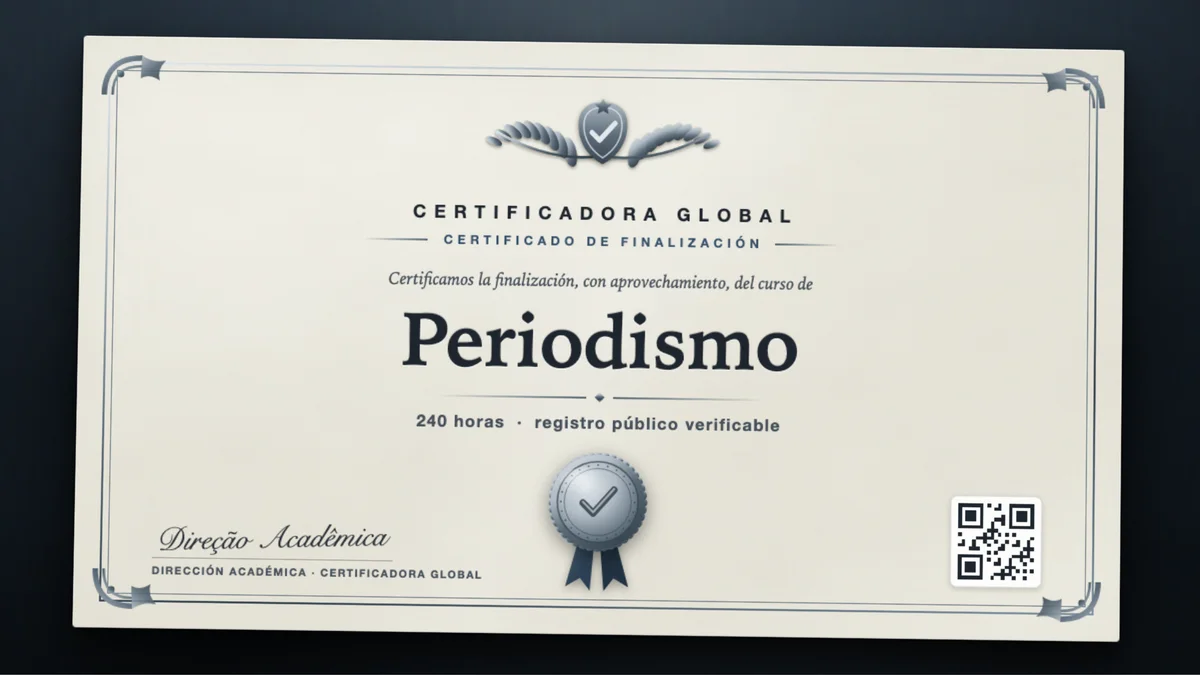 Portada del curso Periodismo