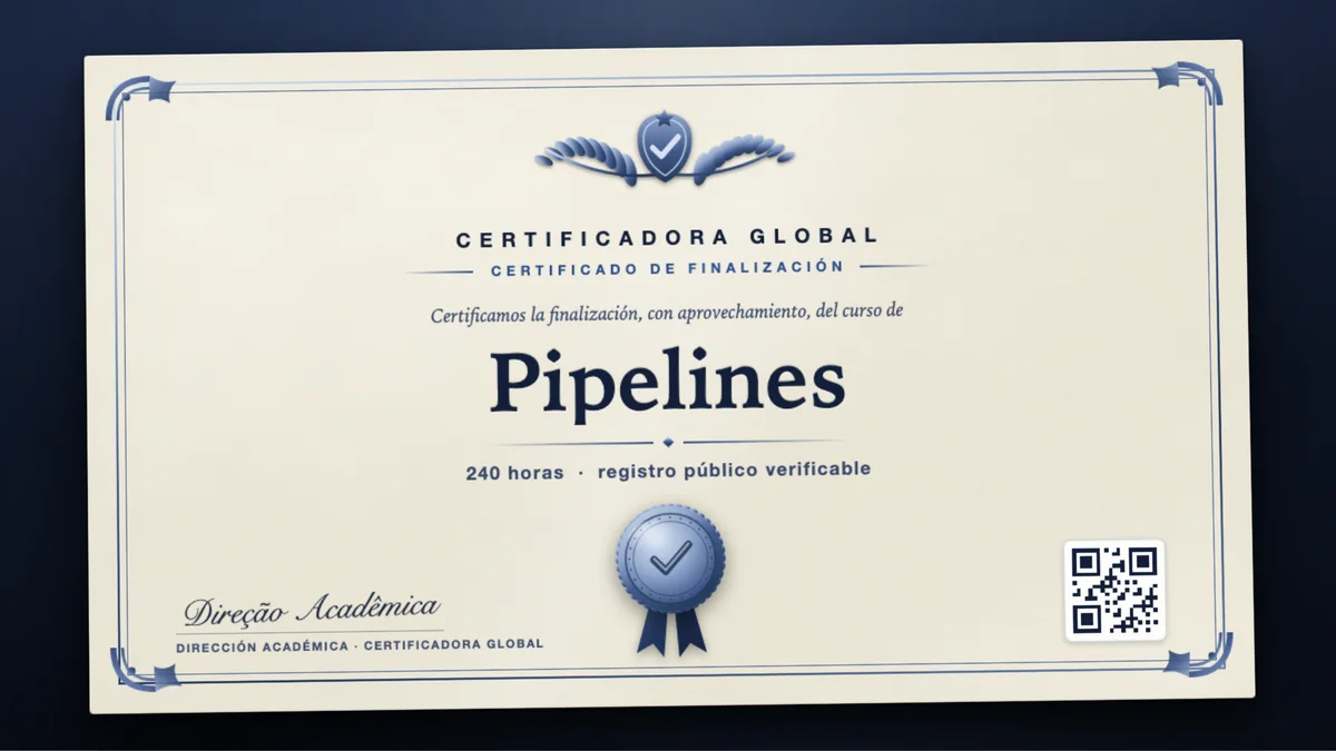 Portada del curso Pipelines