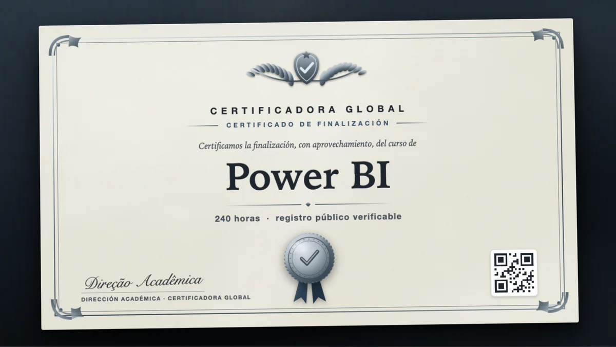 Portada del curso Power BI