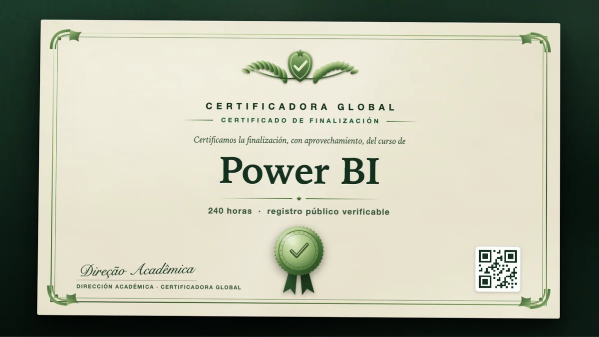 Portada del curso Power BI