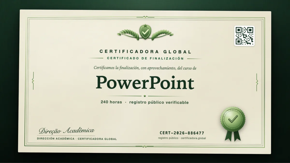 Portada del curso PowerPoint