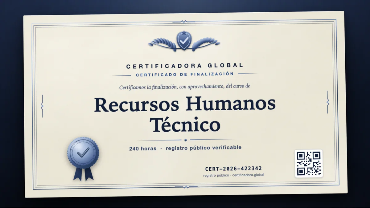 Portada del curso Recursos Humanos Técnico