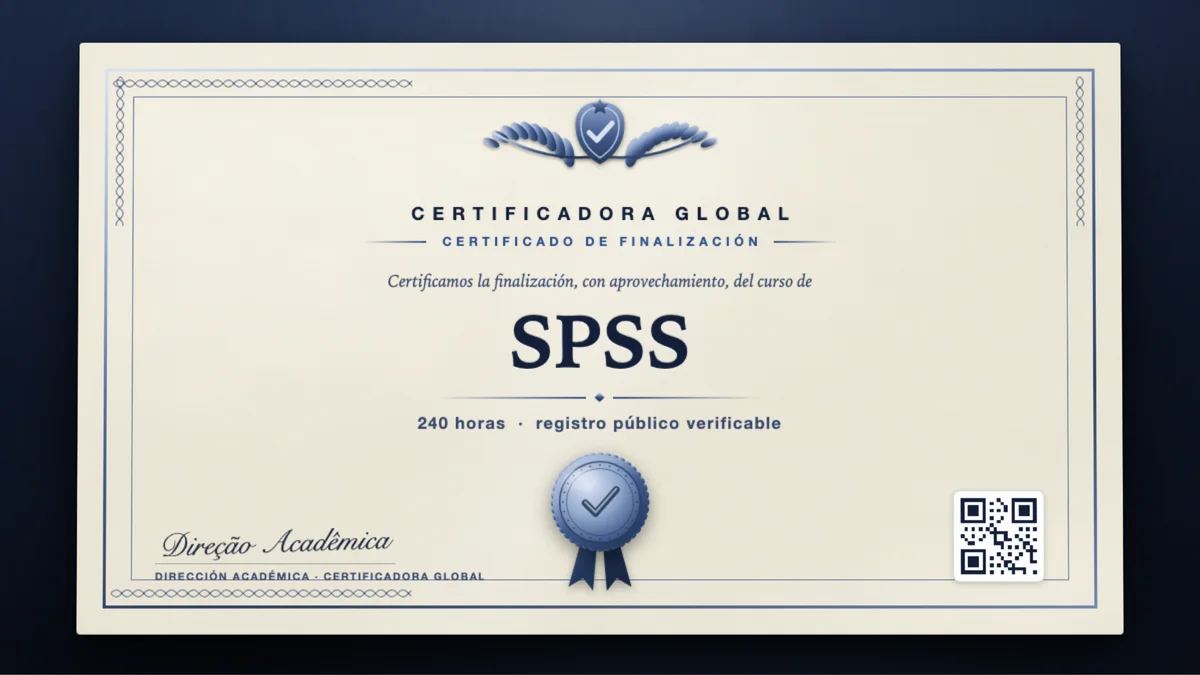 Portada del curso SPSS