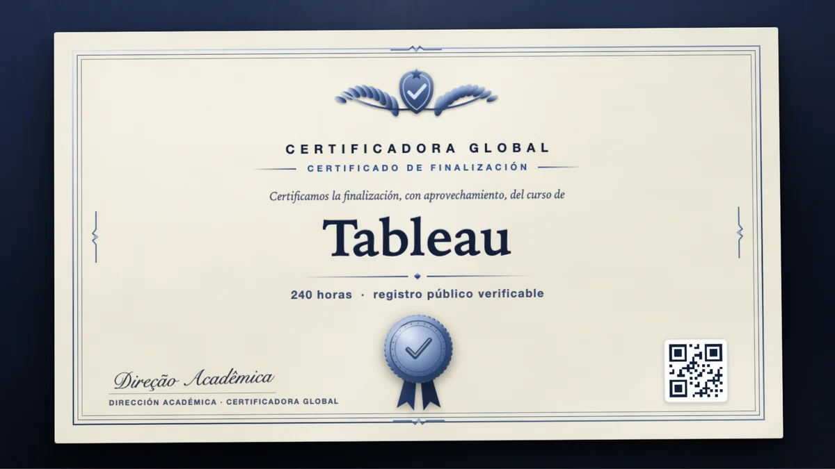 Portada del curso Tableau
