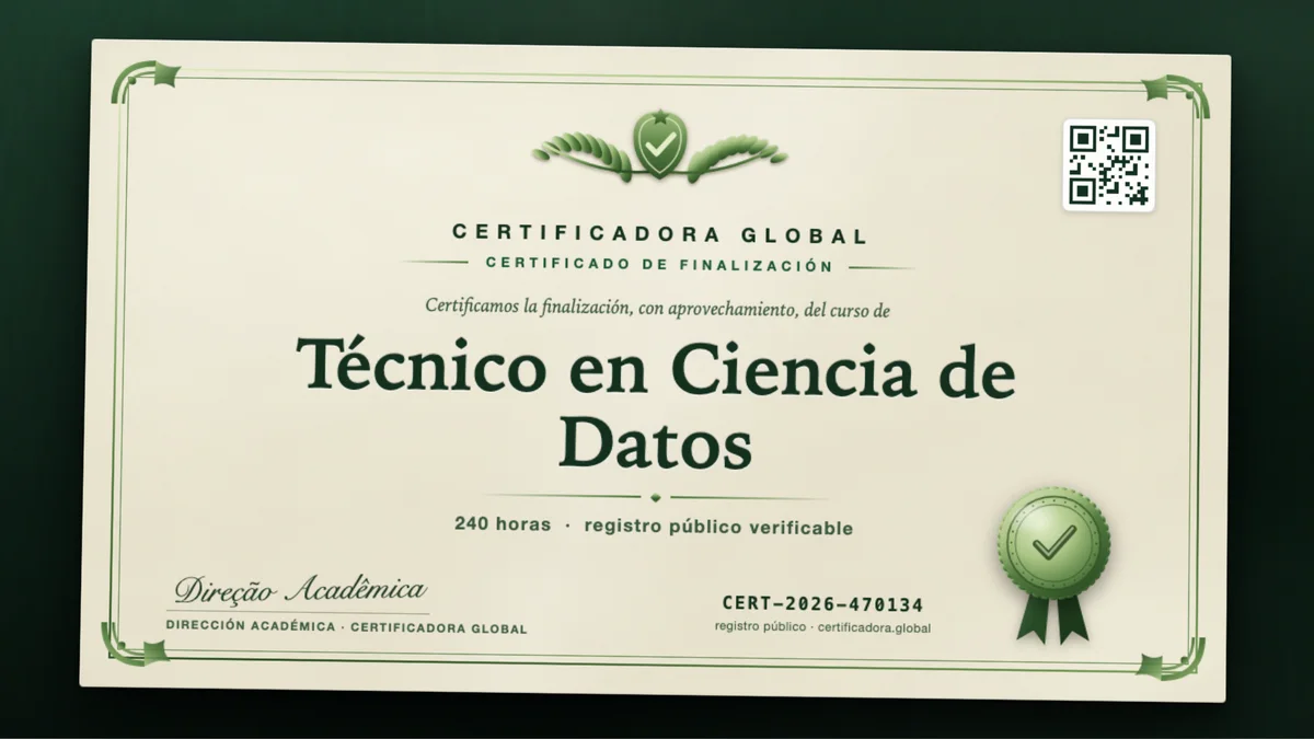 Portada del curso Técnico en Ciencia de Datos