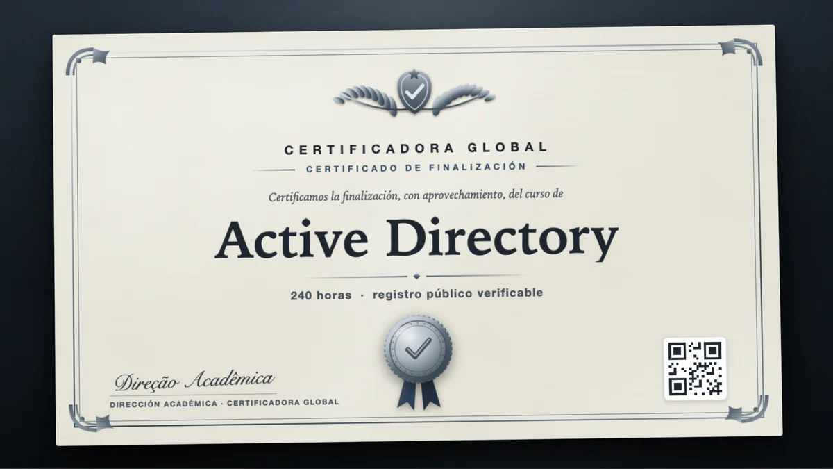 Portada del curso Active Directory