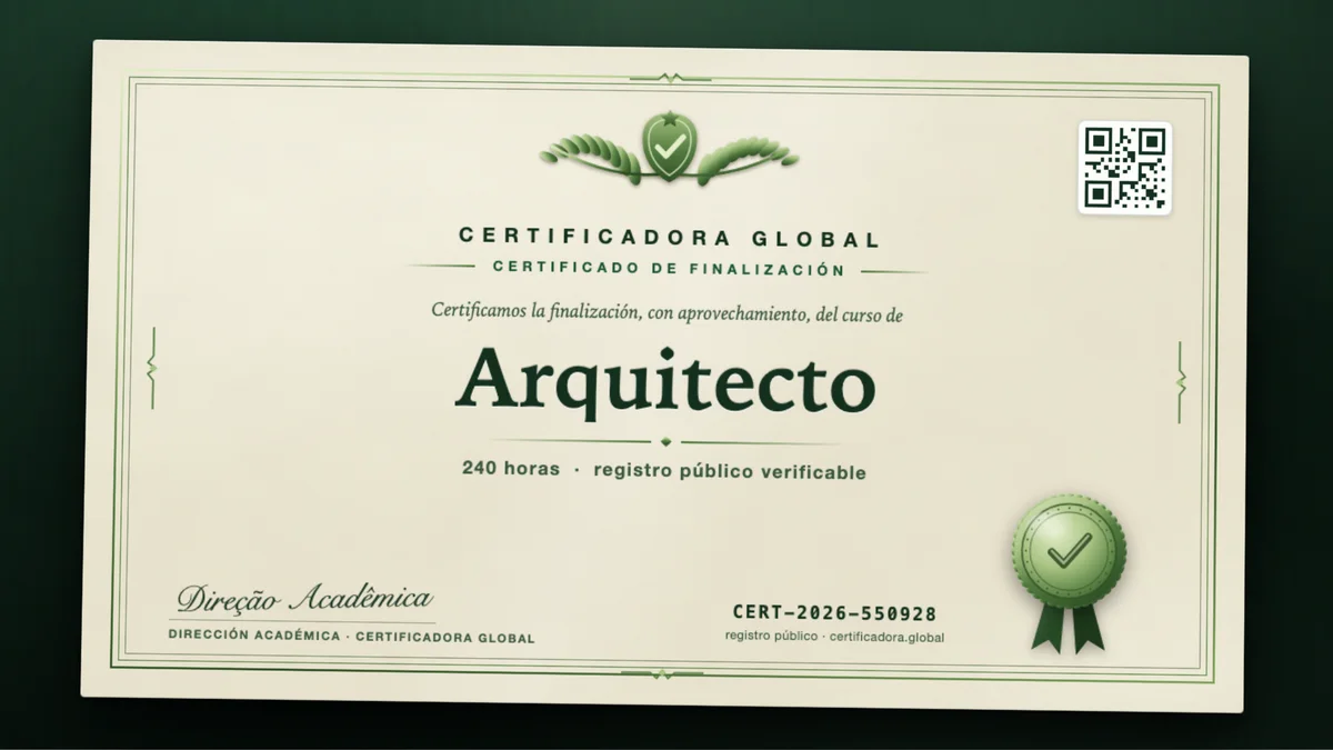 Portada del curso Arquitecto