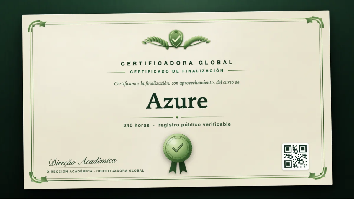 Portada del curso Azure
