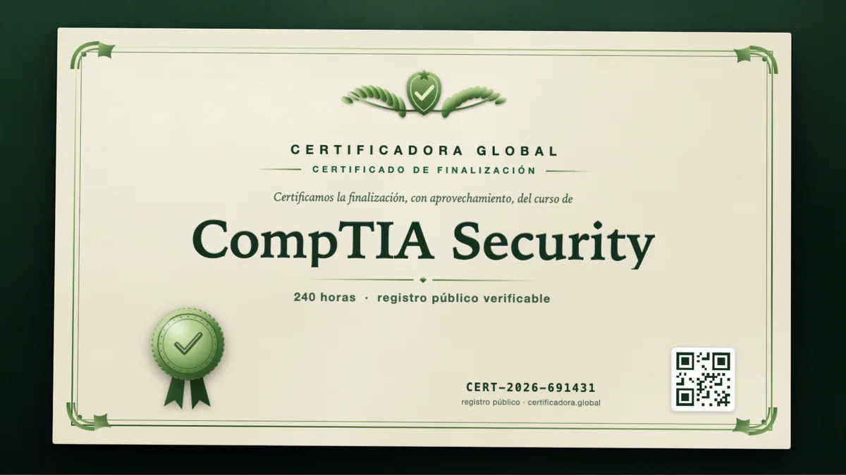 Portada del curso CompTIA Security