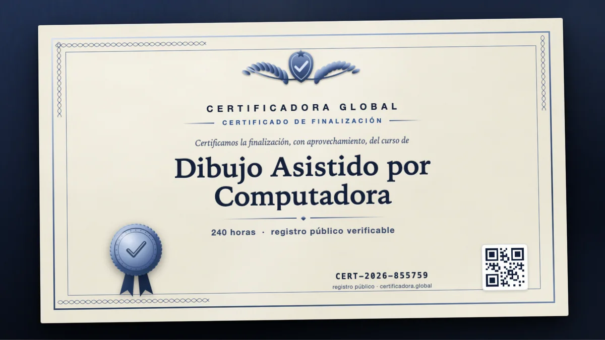 Portada del curso Dibujo Asistido por Computadora
