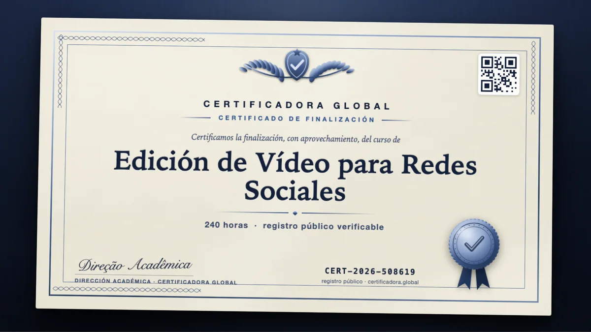 Portada del curso Edición de Vídeo para Redes Sociales