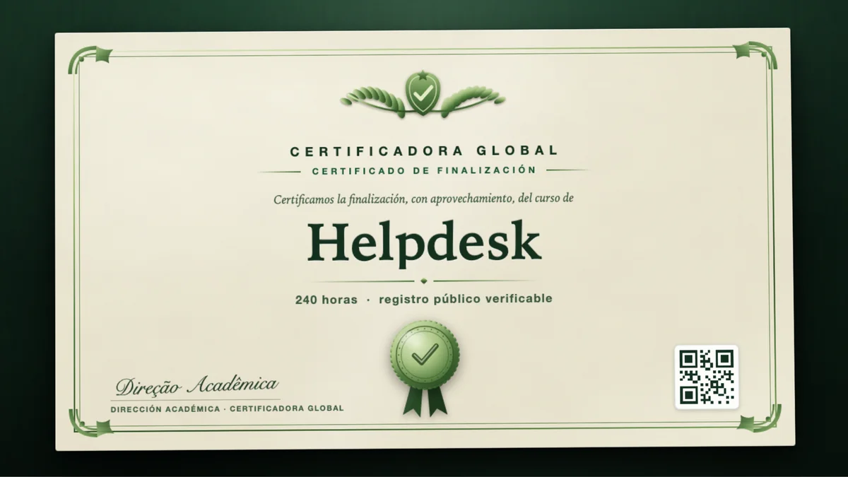 Portada del curso Helpdesk