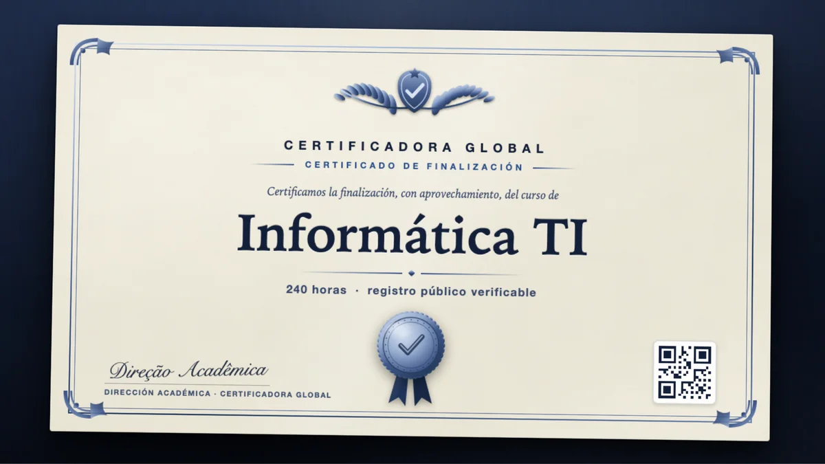 Portada del curso Informática TI