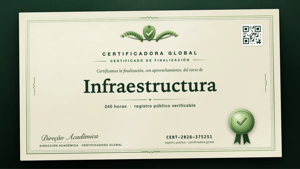 Portada del curso Infraestructura