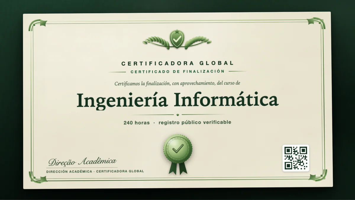 Portada del curso Ingeniería Informática