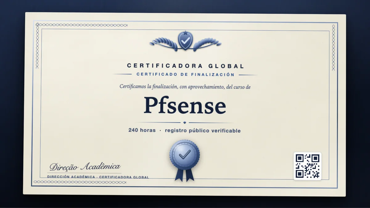 Portada del curso Pfsense