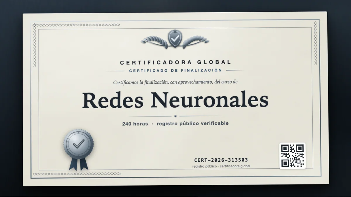 Portada del curso Redes Neuronales