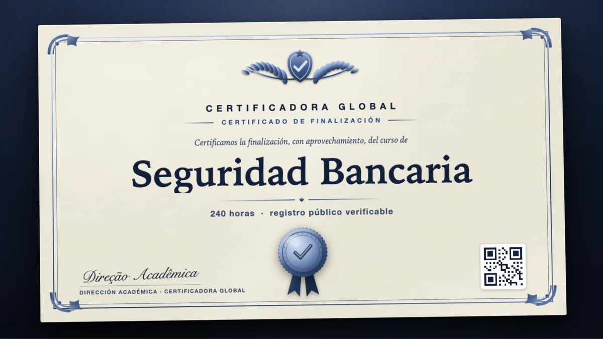 Portada del curso Seguridad Bancaria