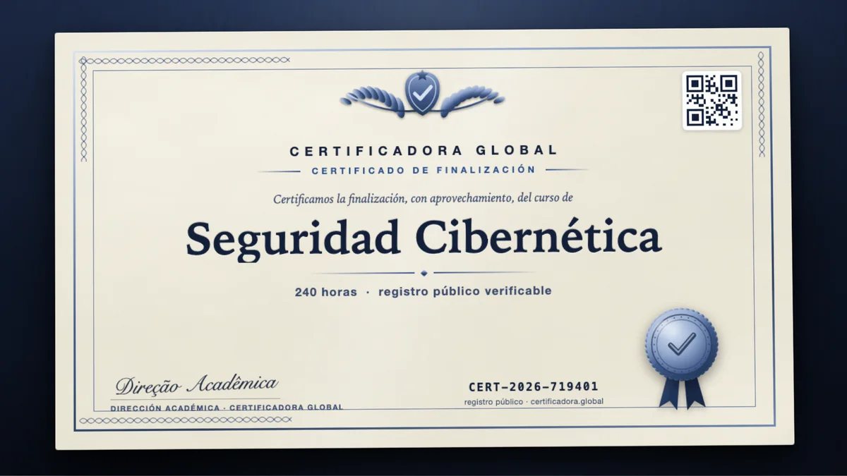 Portada del curso Seguridad Cibernética