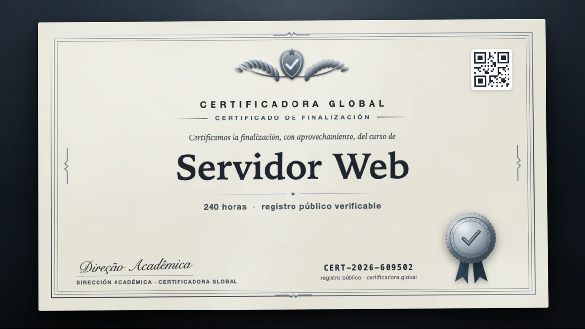 Portada del curso Servidor Web