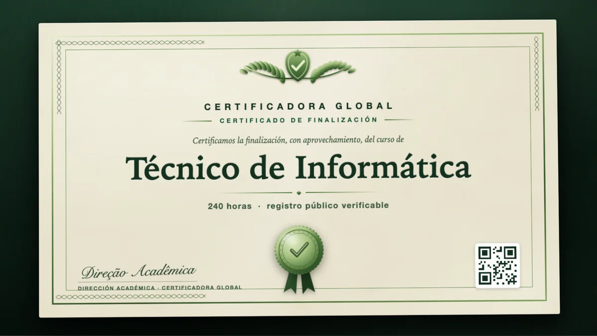 Portada del curso Técnico de Informática