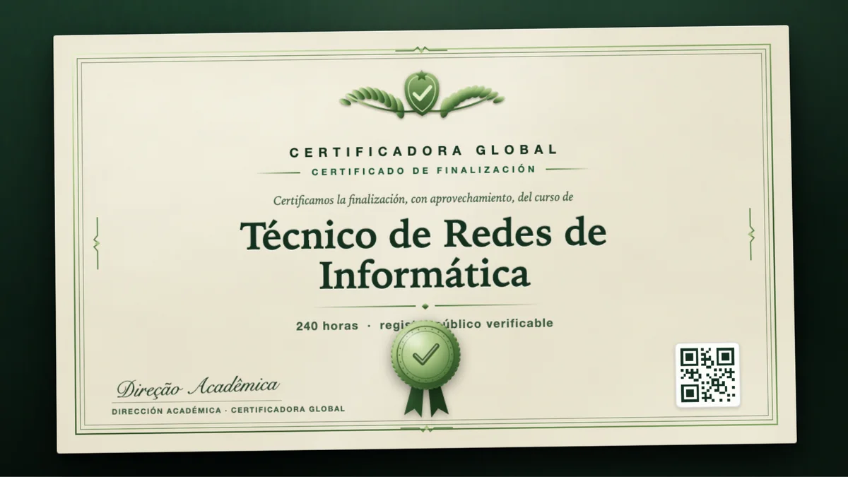 Portada del curso Técnico de Redes de Informática