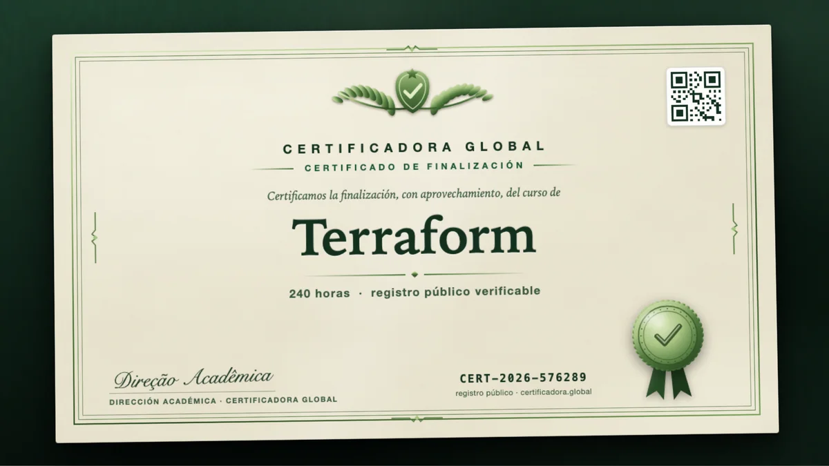 Portada del curso Terraform
