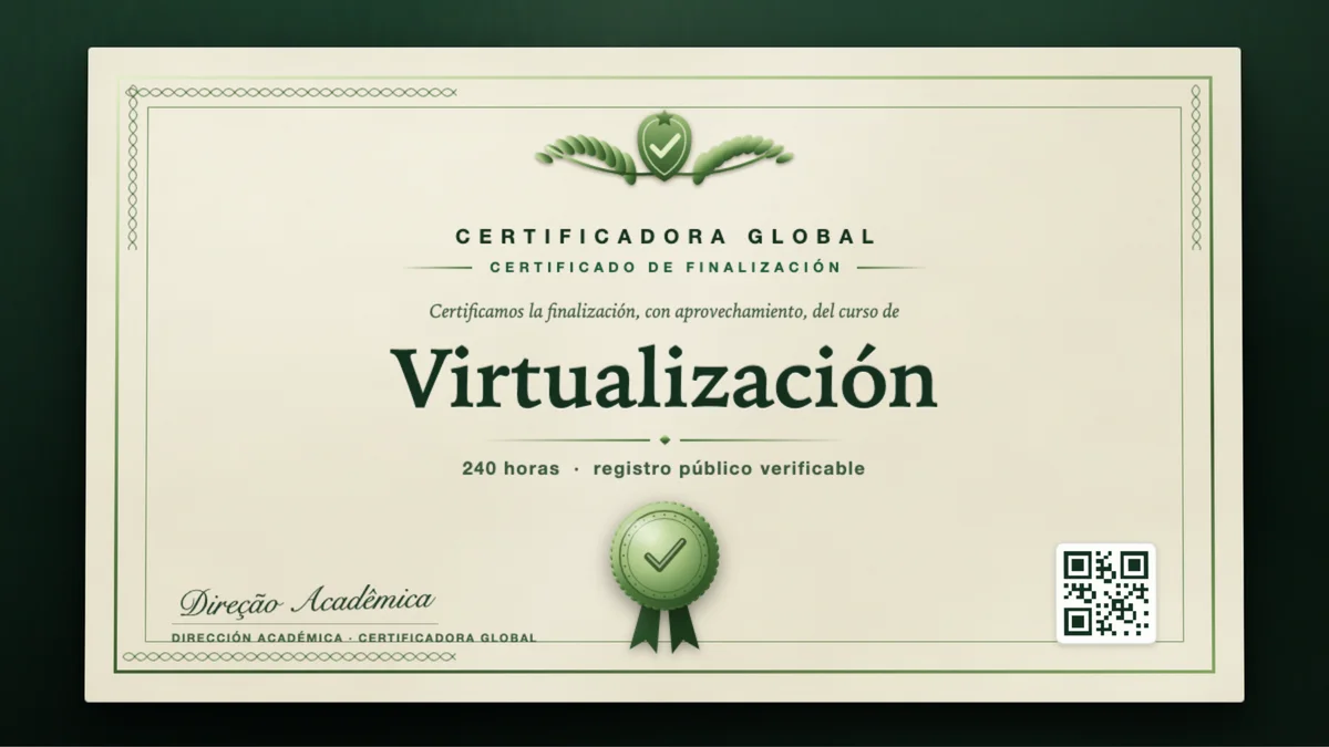 Portada del curso Virtualización