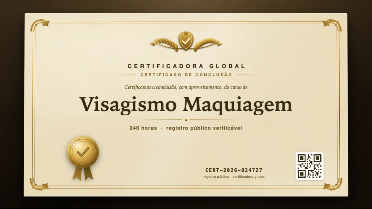 Capa do curso Visagismo Maquiagem