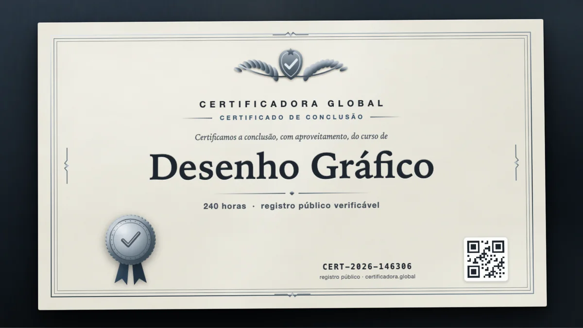 Capa do curso Desenho Gráfico