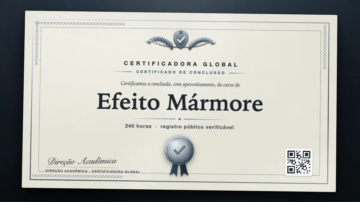 Capa do curso Efeito Mármore