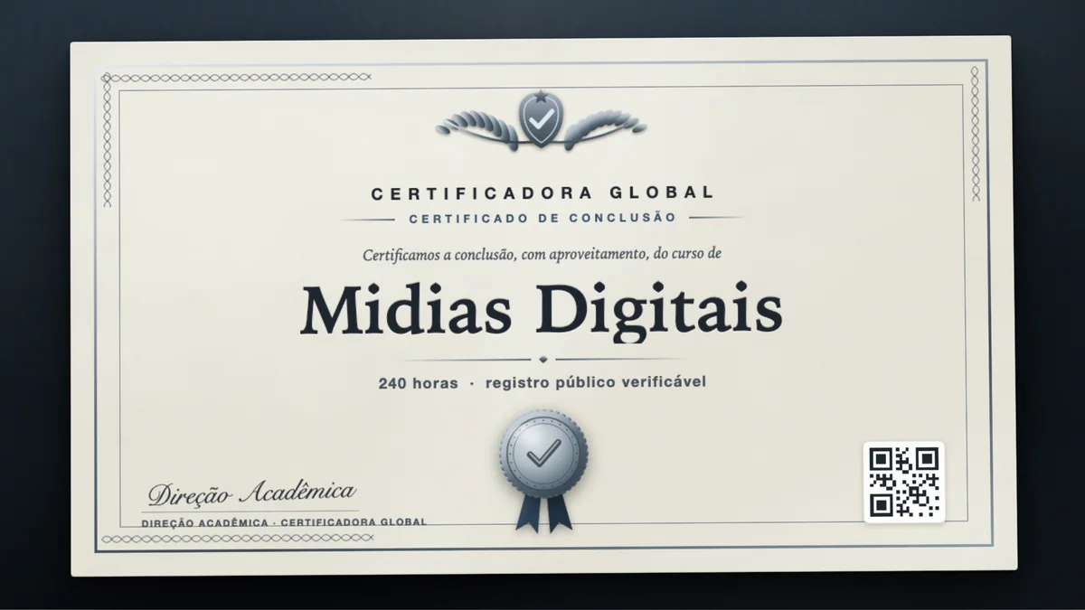 Capa do curso Midias Digitais