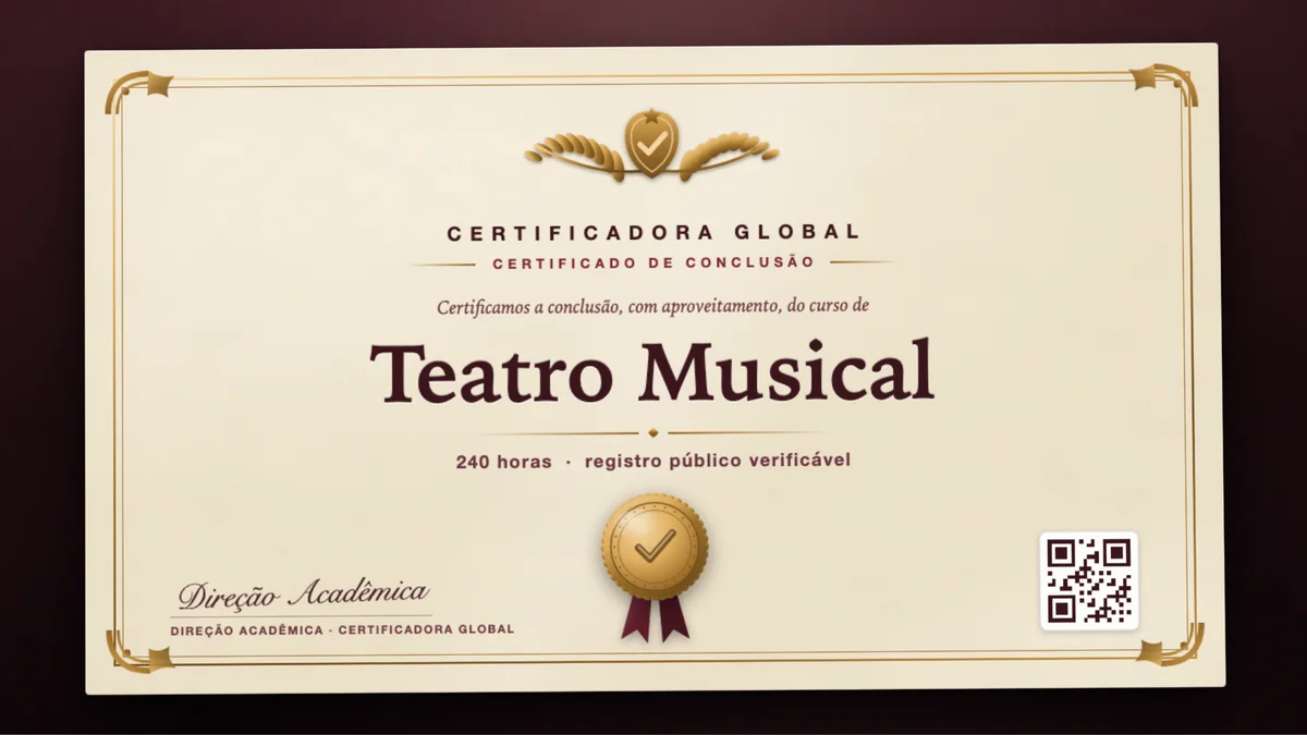 Capa do curso Teatro Musical