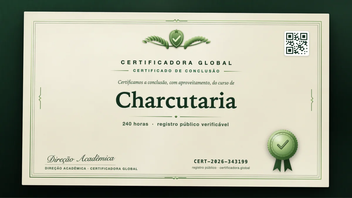 Capa do curso Charcutaria