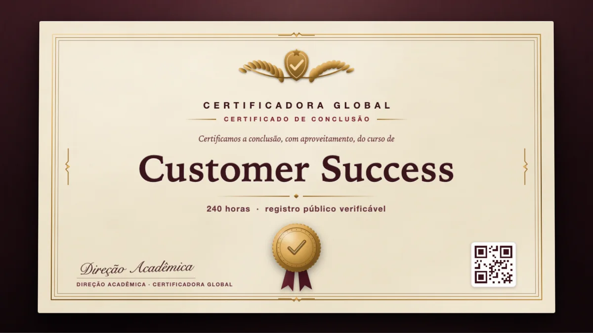 Capa do curso Customer Success