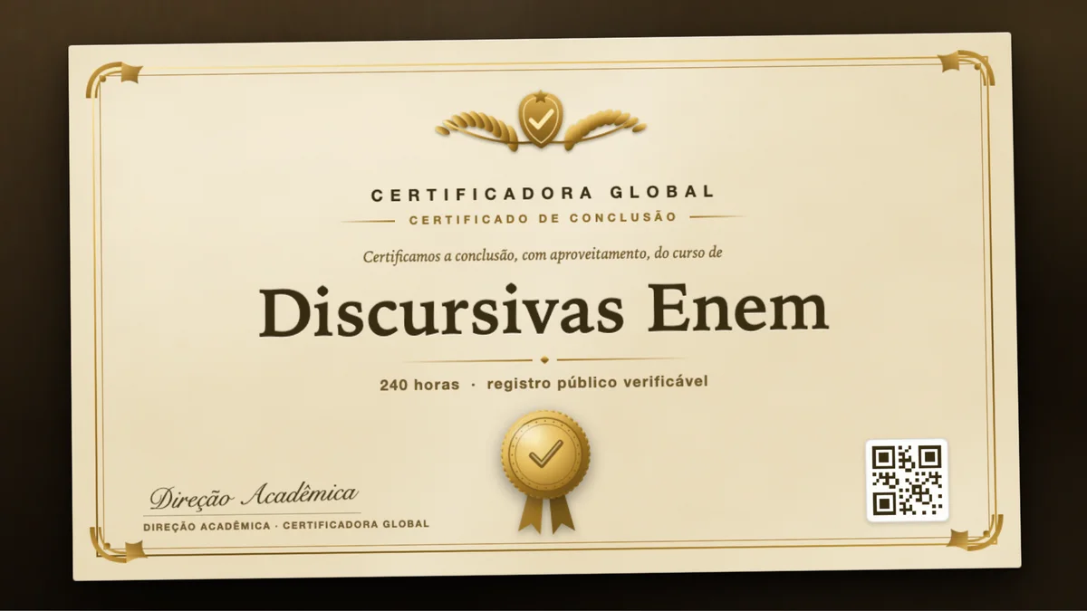 Capa do curso Discursivas Enem