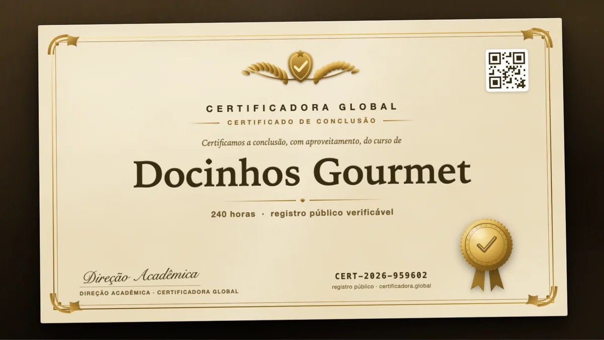 Capa do curso Docinhos Gourmet