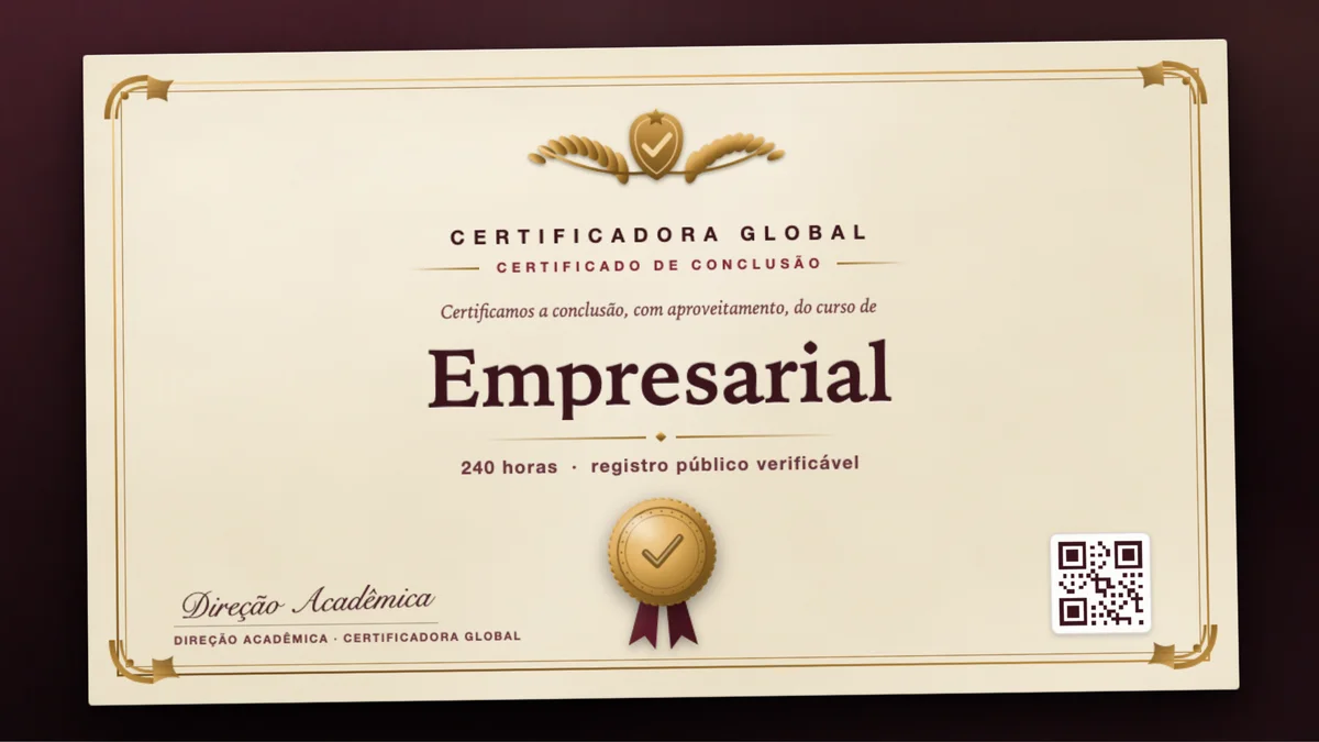 Capa do curso Empresarial