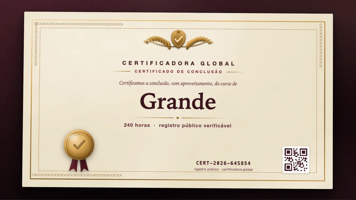 Capa do curso Grande