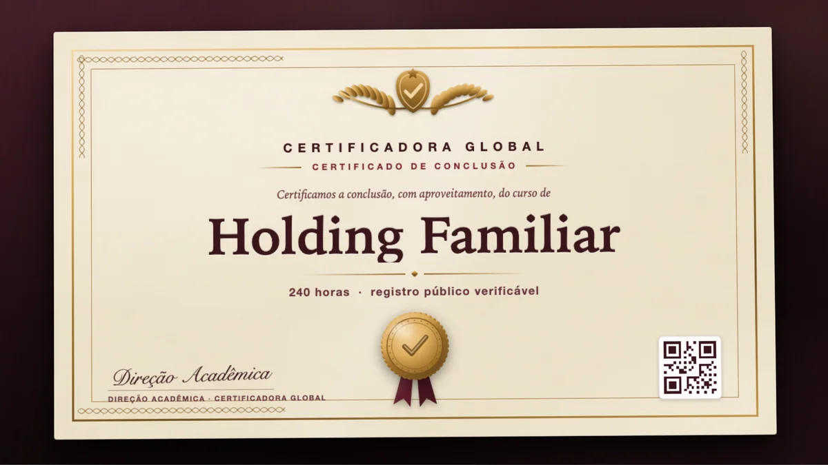Capa do curso Holding Familiar