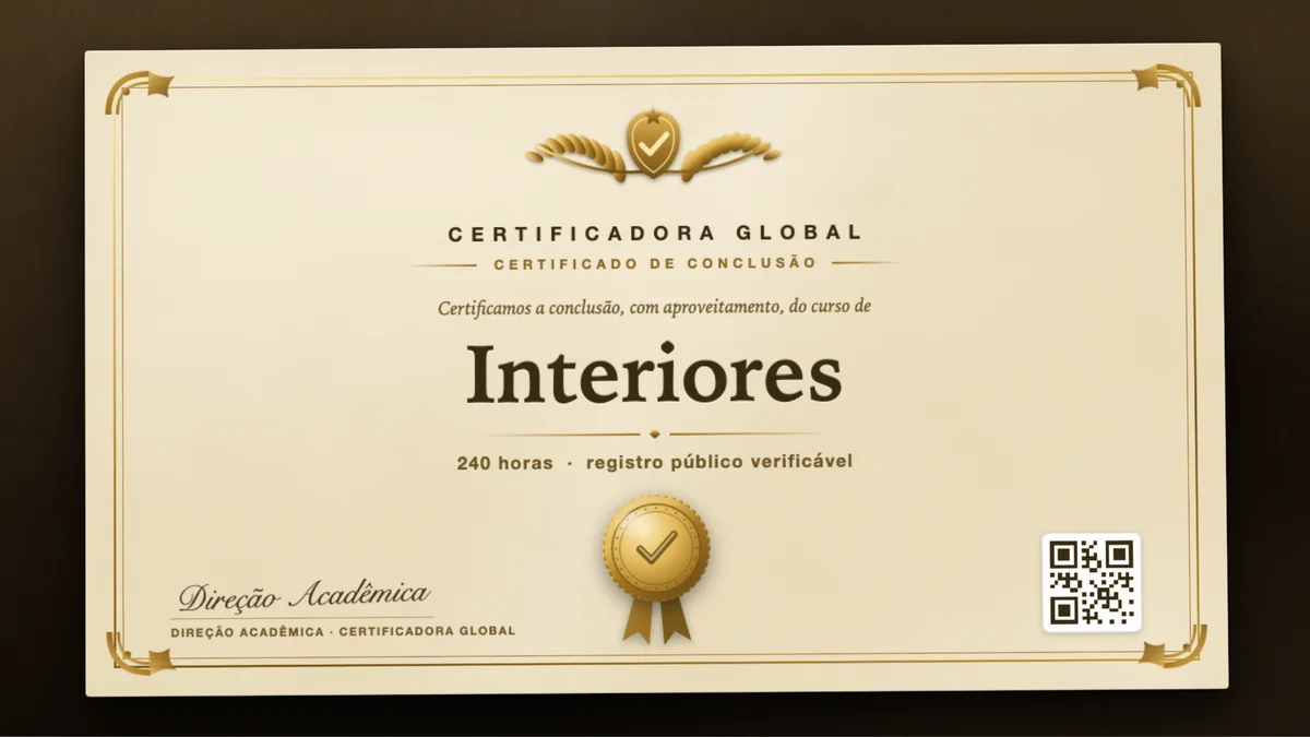 Capa do curso Interiores