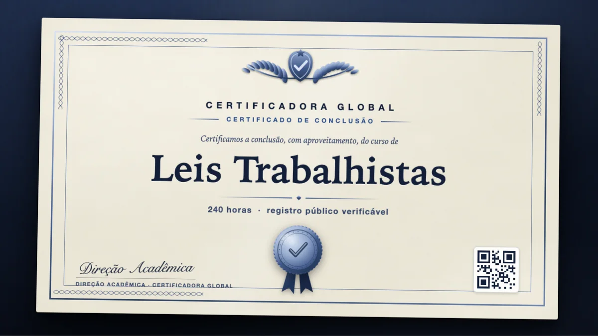 Capa do curso Leis Trabalhistas