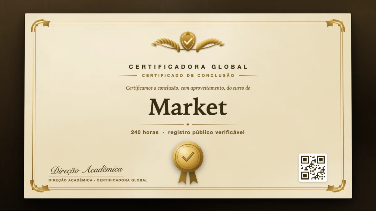 Capa do curso Market