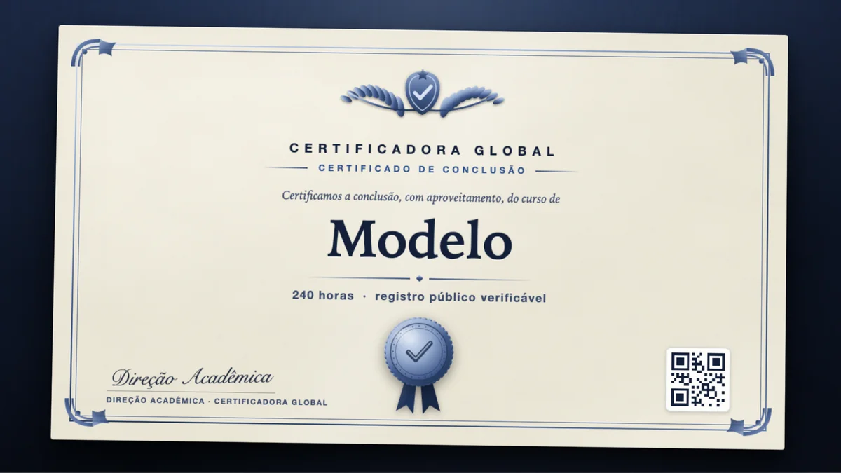 Capa do curso Modelo