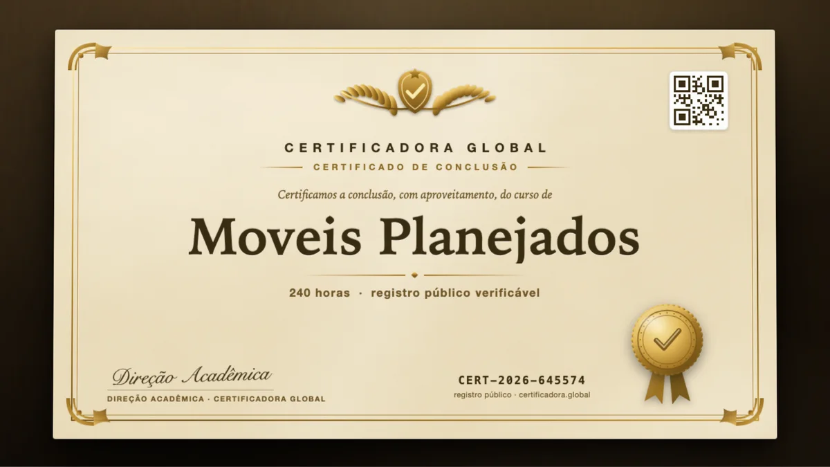 Capa do curso Moveis Planejados