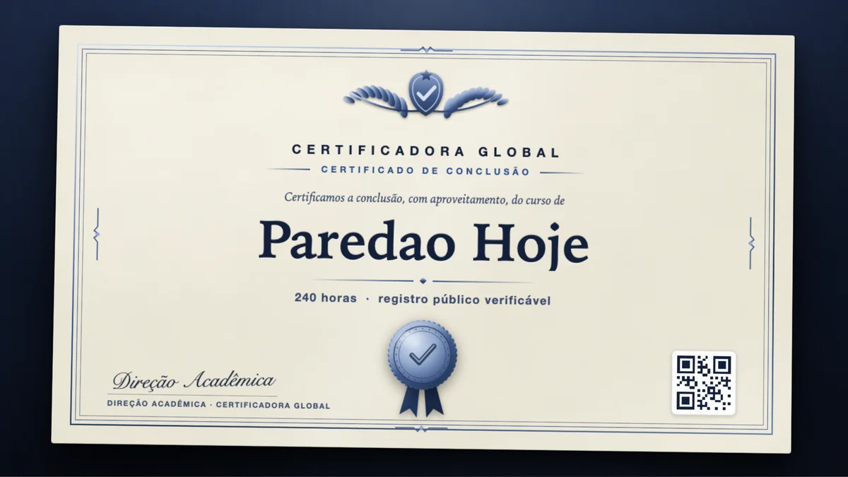 Capa do curso Paredao Hoje