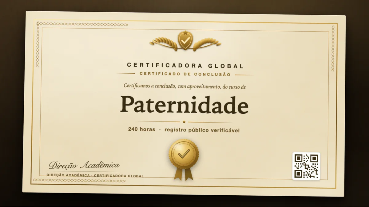 Capa do curso Paternidade