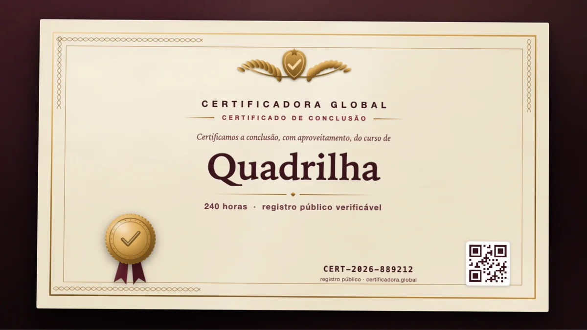Capa do curso Quadrilha