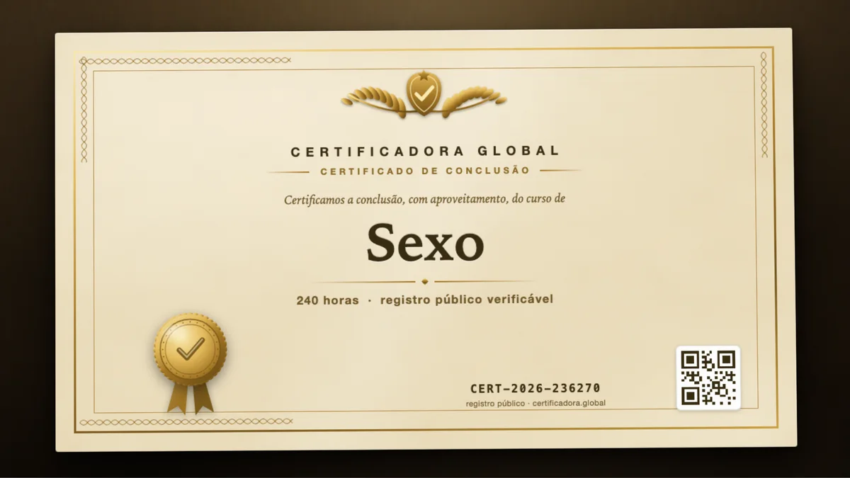 Capa do curso Sexo