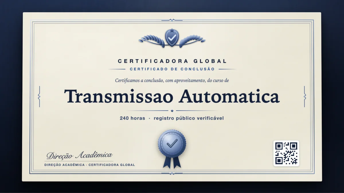 Capa do curso Transmissao Automatica